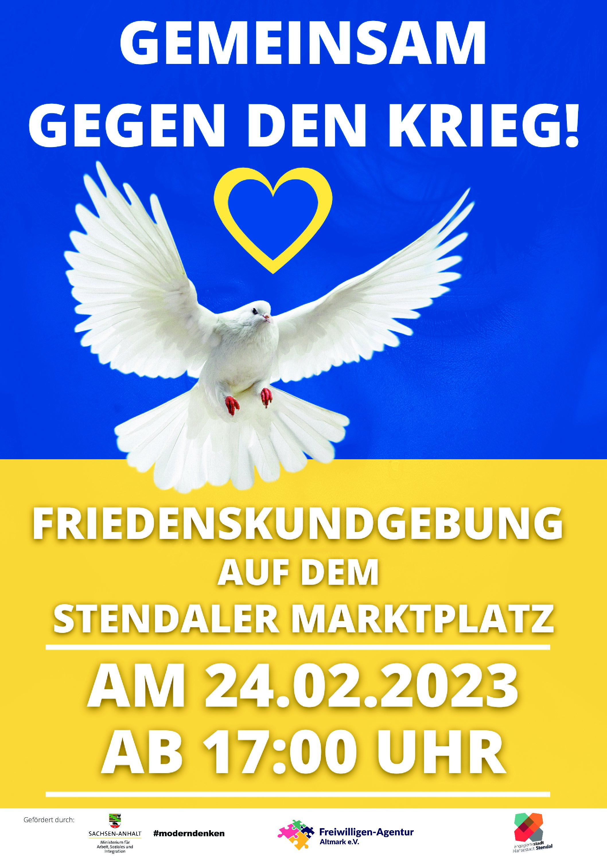 Gemeinsam gegen den Krieg - Friedensdemonstration