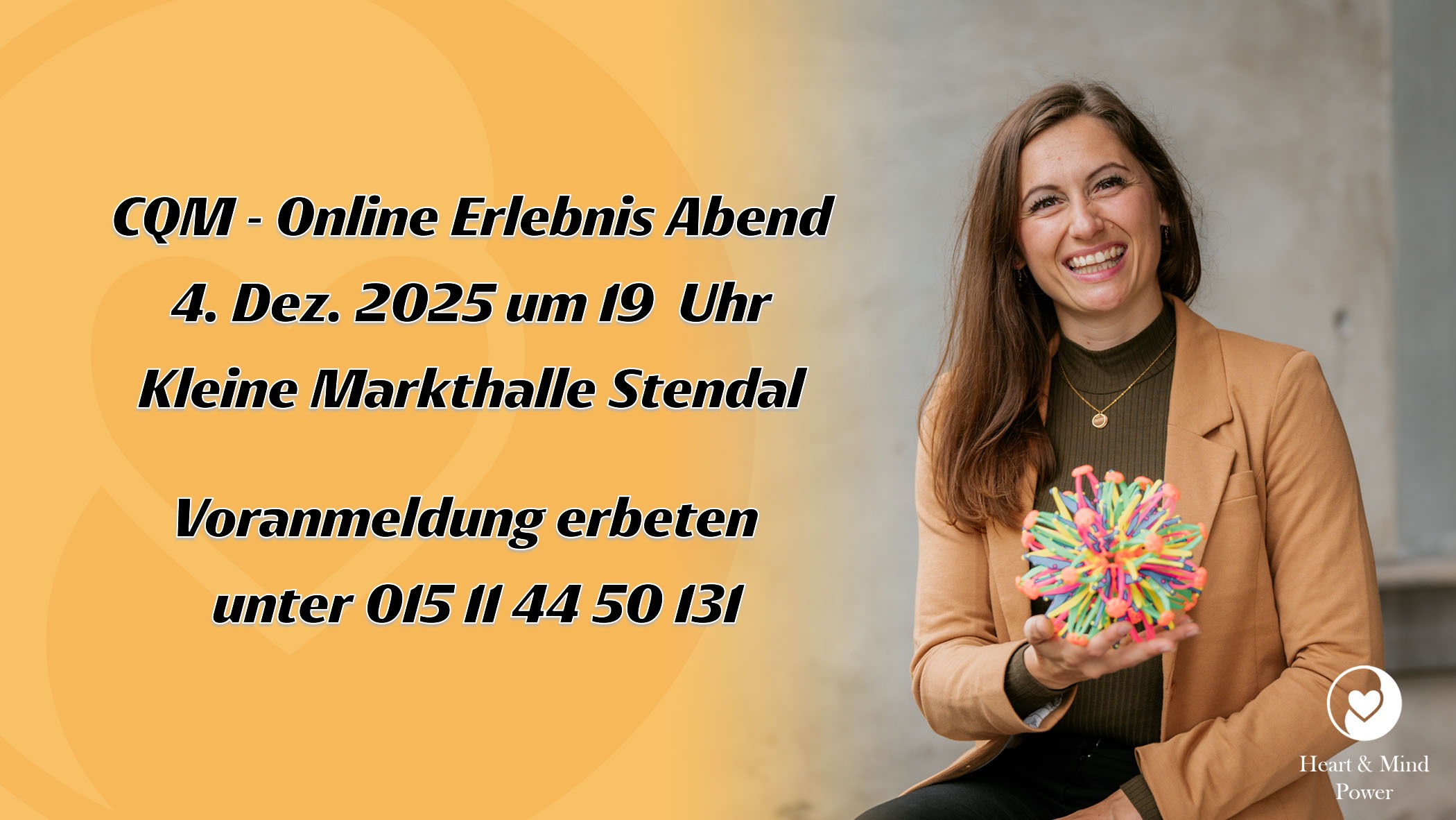CQM Online-Erlebnis-Event – Entdecken Sie die Kraft Ihrer Gedanken!