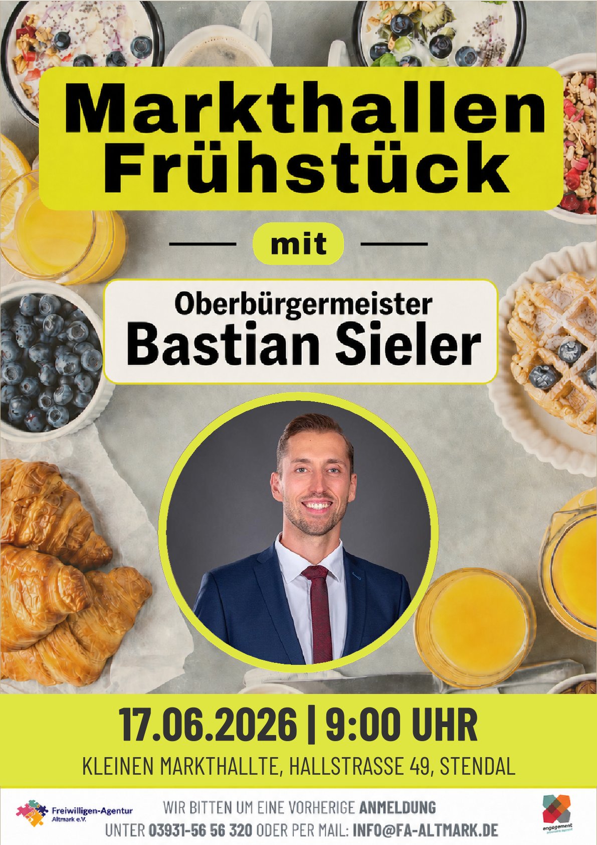 Frühstück mit Stendals Oberbürgermeister