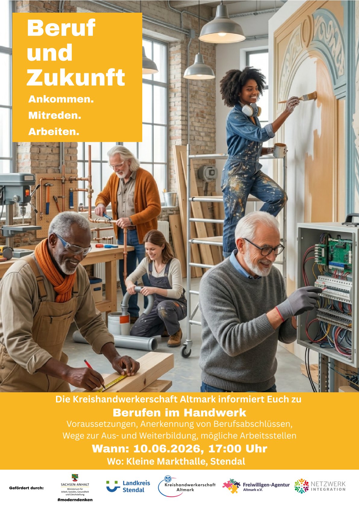 Informationen über Berufe im Handwerk
