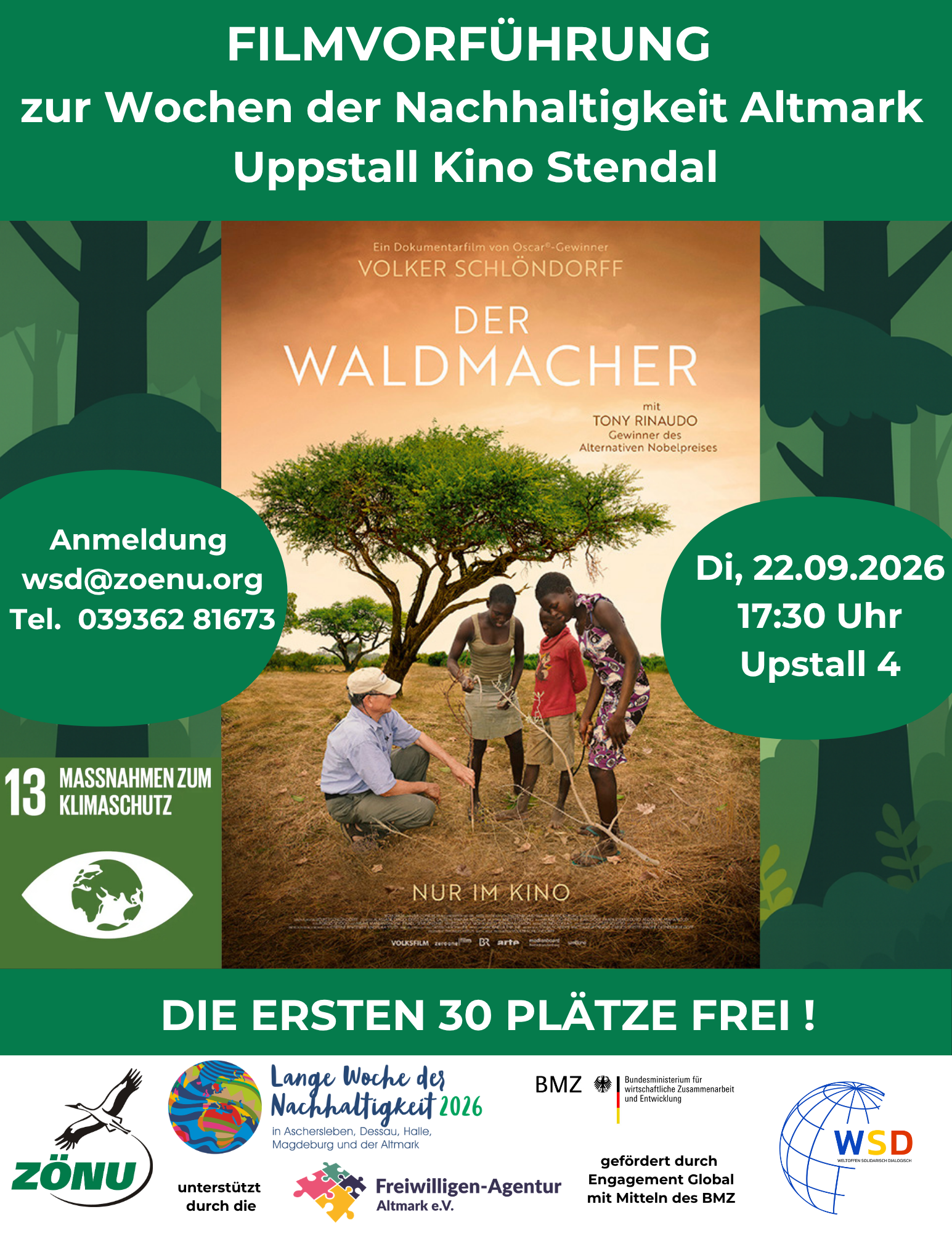 Filmabend: Der Waldmacher