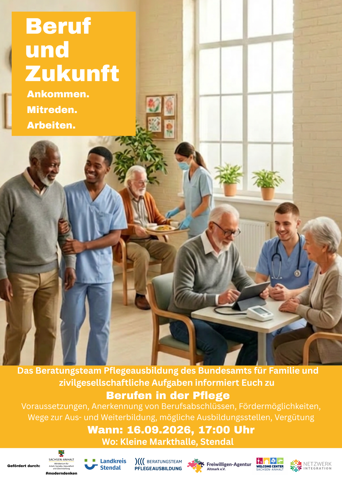 Informationsabend zu Pflegeberufen