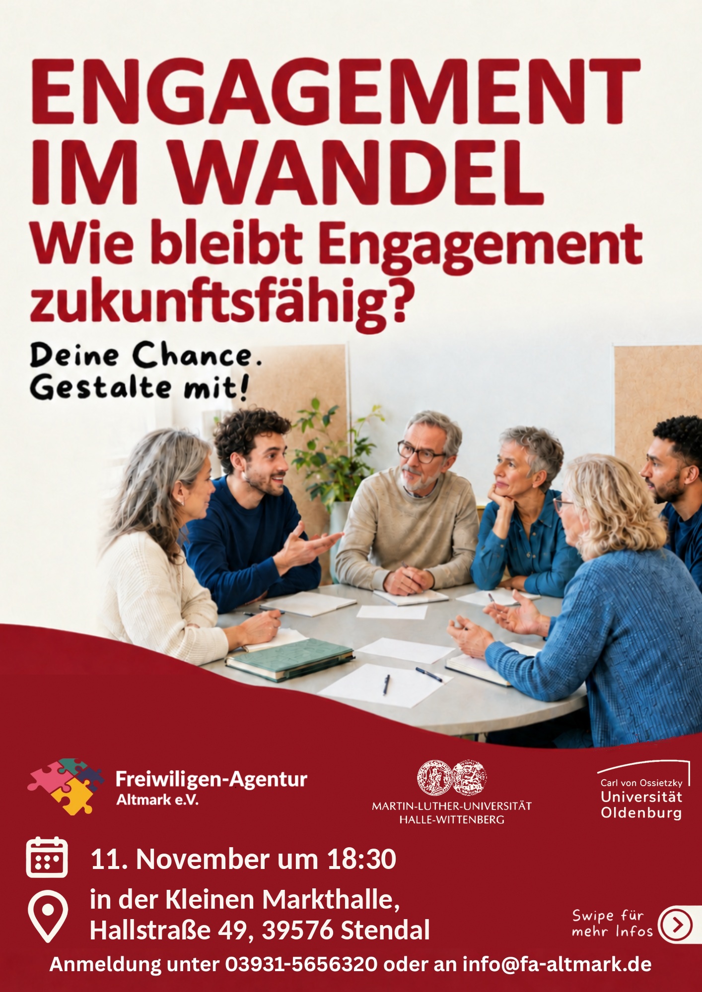 Gesprächsabend: Wie bleibt Engagement zukunftsfähig?
